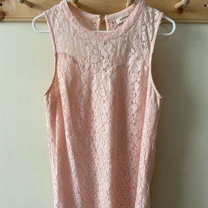 Lace Knee Length Dress